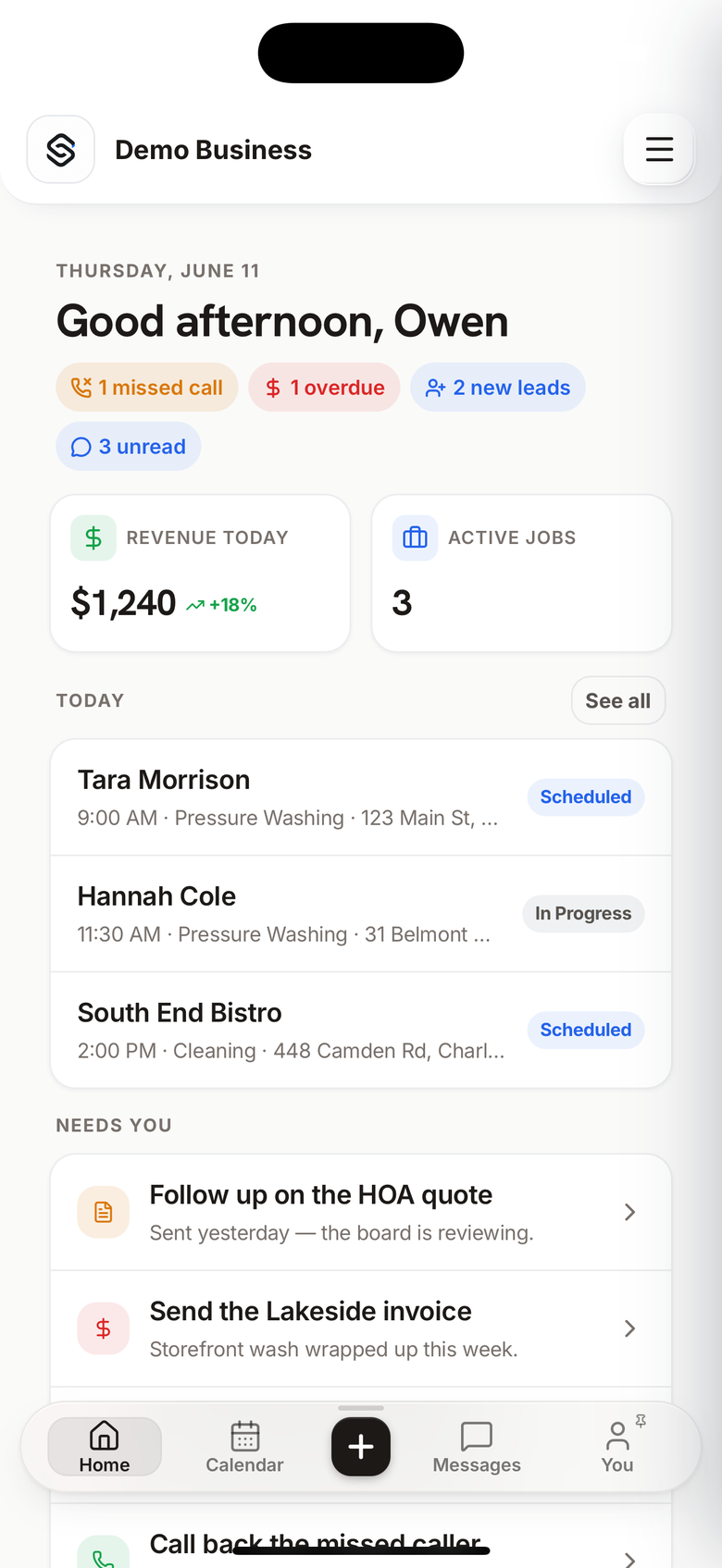 Stranex Go — the real app home screen